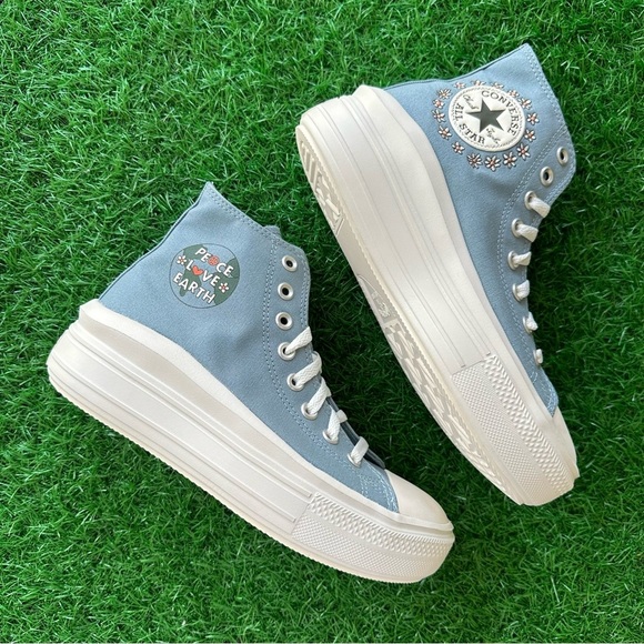 Converse Chuck Taylor Move Hi Cocoon Blue - Picture 5 of 8